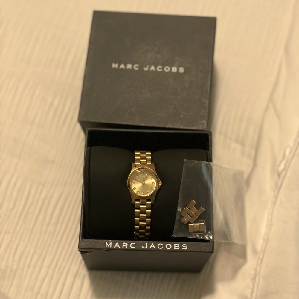 Marc by Marc Jacobs gold watch